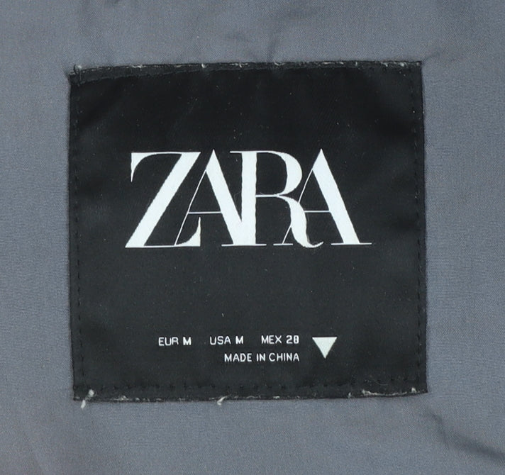 Womens UK Size 12 Zara Grey Puffer Jacket