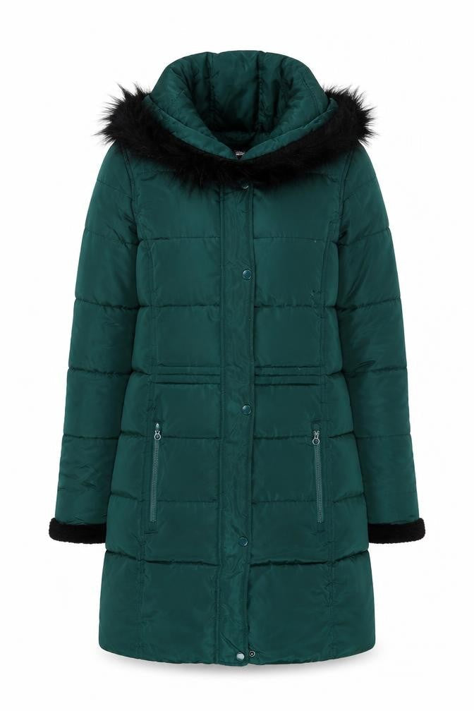 Womens UK Size 8 Regatta Green Puffer Jacket