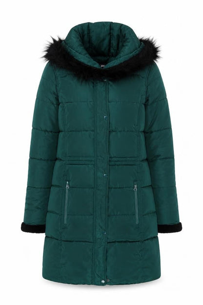 Womens UK Size 8 Regatta Green Puffer Jacket
