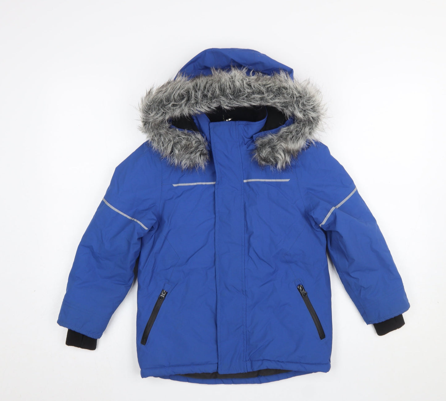 Boys UK Size 6 Years Urban Boys Blue Puffer Jacket
