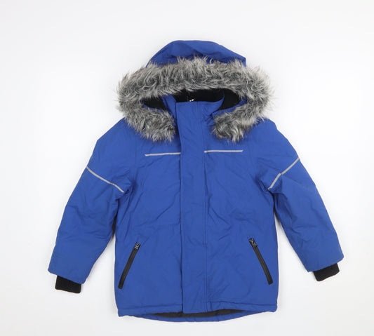 Boys UK Size 6 Years Urban Boys Blue Puffer Jacket