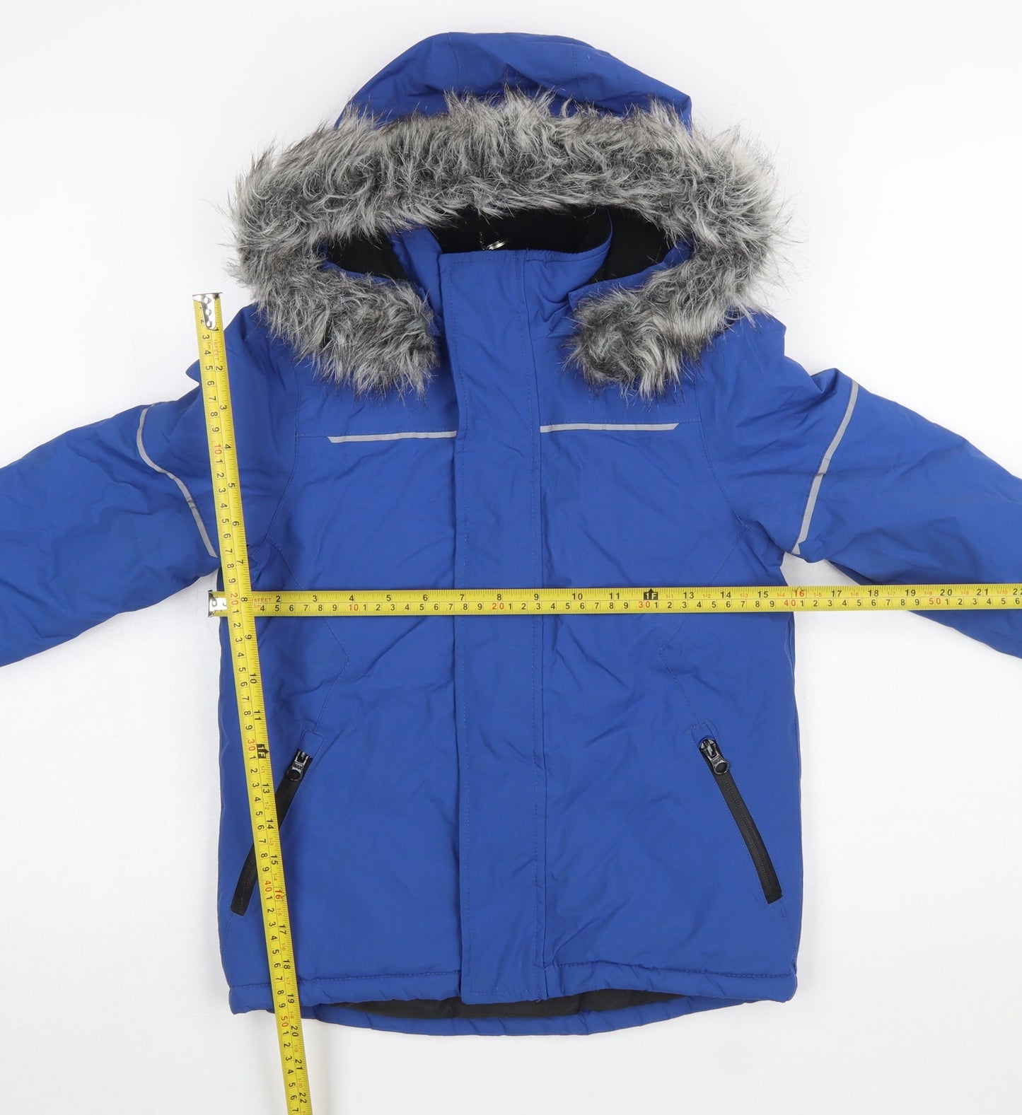 Boys UK Size 6 Years Urban Boys Blue Puffer Jacket