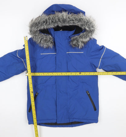 Boys UK Size 6 Years Urban Boys Blue Puffer Jacket