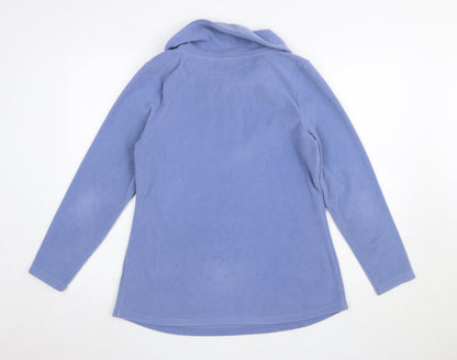 D&Co Active Women's Blue Fleece Pullover Sweatshirt Size M