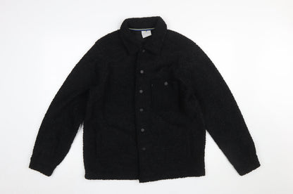 Mens UK Size S Larsson & Co Black Basic Jacket