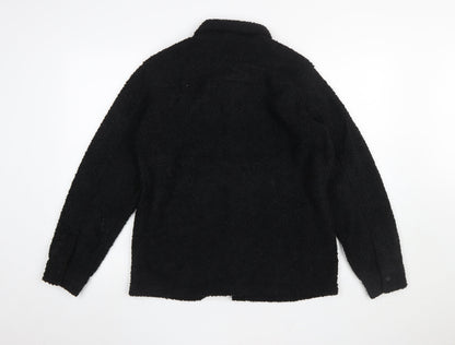 Mens UK Size S Larsson & Co Black Basic Jacket