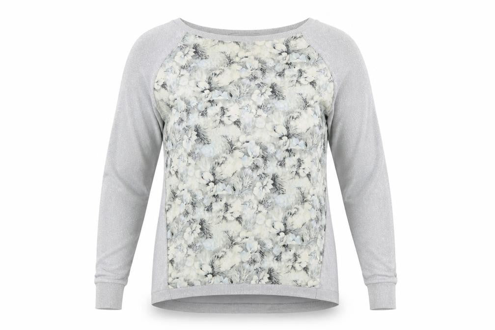 Womens UK Size S Oasis Grey Pullover Jumper