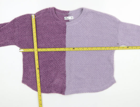 Womens UK Size M Hollister Purple Pullover Jumper