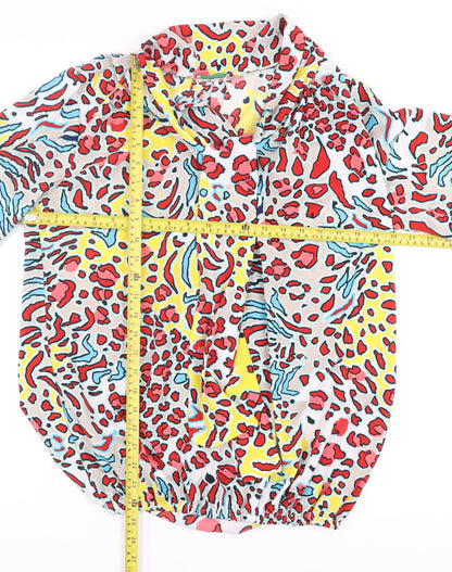 Womens UK Size 14 Onjenu London Multicoloured Tunic Blouse