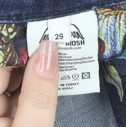 Womens UK Size 12 mos mosh Slim Fit Skinny Blue Jeans