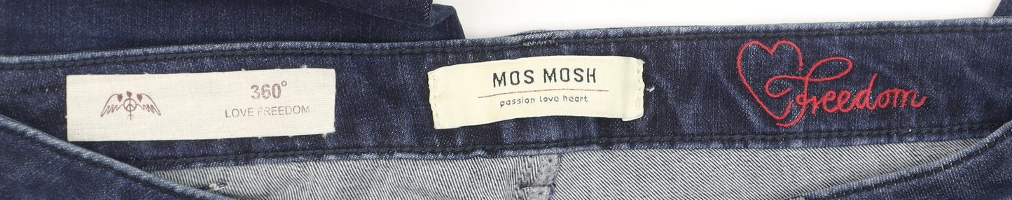 Womens UK Size 12 mos mosh Slim Fit Skinny Blue Jeans
