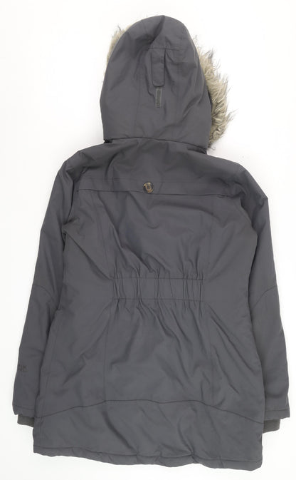 Womens UK Size 12 Peter Storm Grey Parka Coat