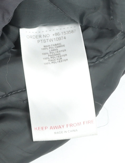 Womens UK Size 12 Peter Storm Grey Parka Coat