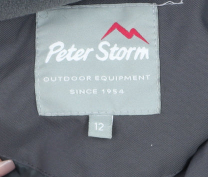 Womens UK Size 12 Peter Storm Grey Parka Coat