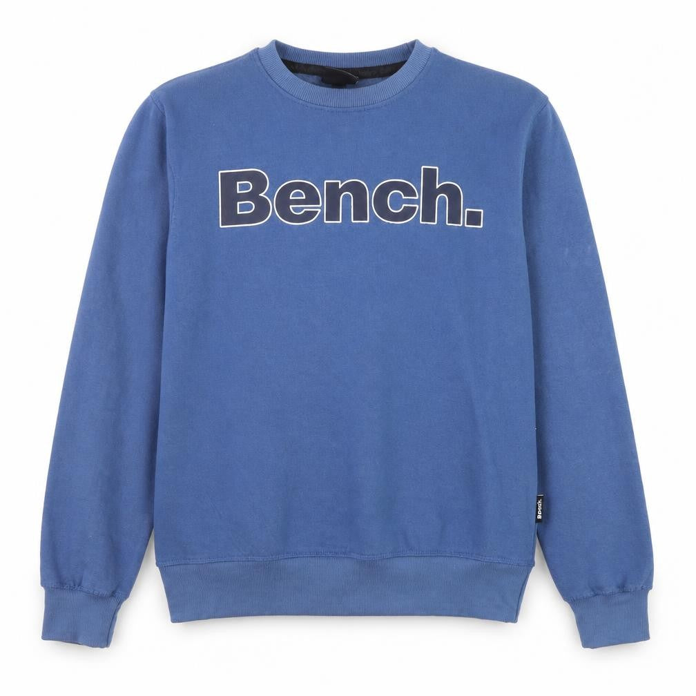 Mens UK Size M Bench Blue Pullover Sweatshirt