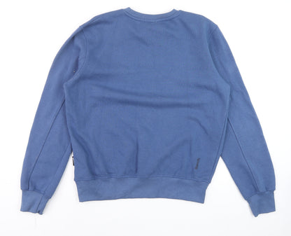 Mens UK Size M Bench Blue Pullover Sweatshirt
