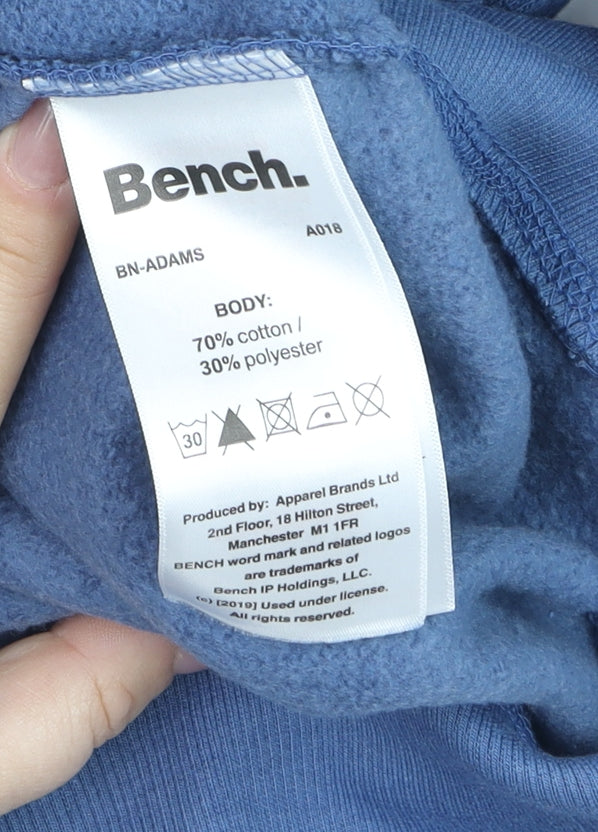 Mens UK Size M Bench Blue Pullover Sweatshirt