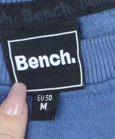 Mens UK Size M Bench Blue Pullover Sweatshirt
