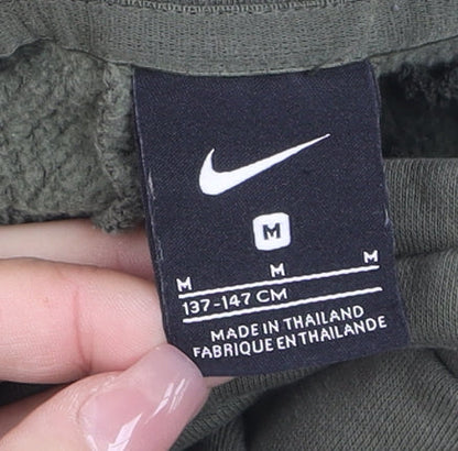 Teens UK Size M Nike Green Pullover Hoodie
