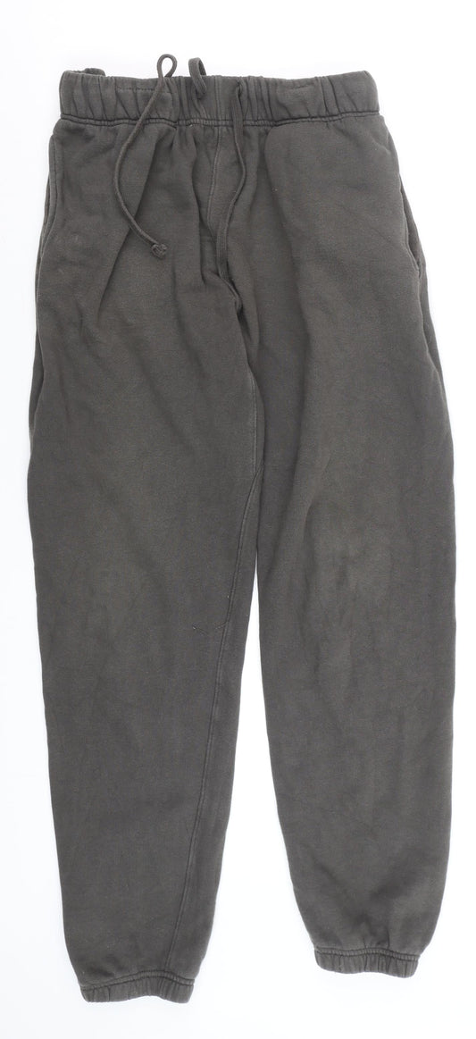 Additional front view of mnml Men's Black Jogger Sweatpants M 100% Cotton Drawstring Cuffed