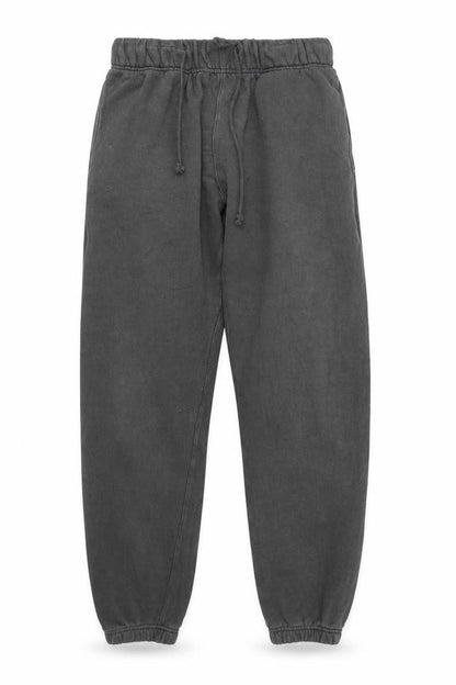 mnml Men's Black Jogger Sweatpants M 100% Cotton Drawstring Cuffed