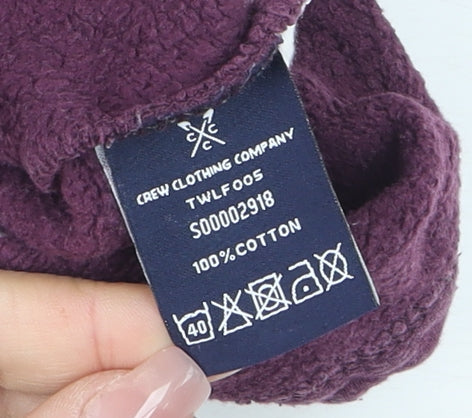 Womens UK Size 10 Crew Clothing Company Purple Pullover Sweatshirt
