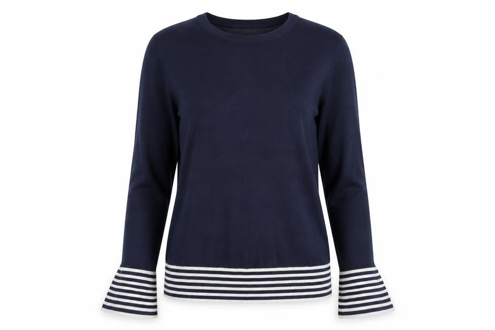 Womens UK Size 10 Boden Blue Basic T-Shirt