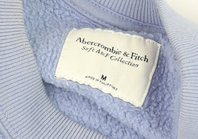 Mens UK Size M Abercrombie & Fitch Blue Pullover Sweatshirt