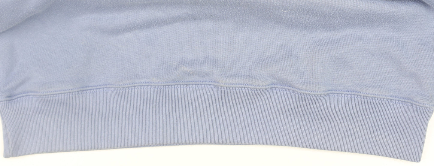 Mens UK Size M Abercrombie & Fitch Blue Pullover Sweatshirt