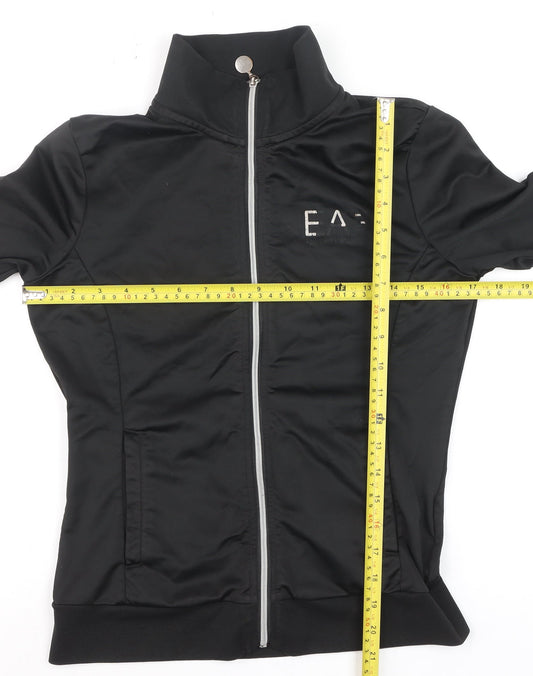 Mens UK Size S Emporio Armani Black Basic Jacket