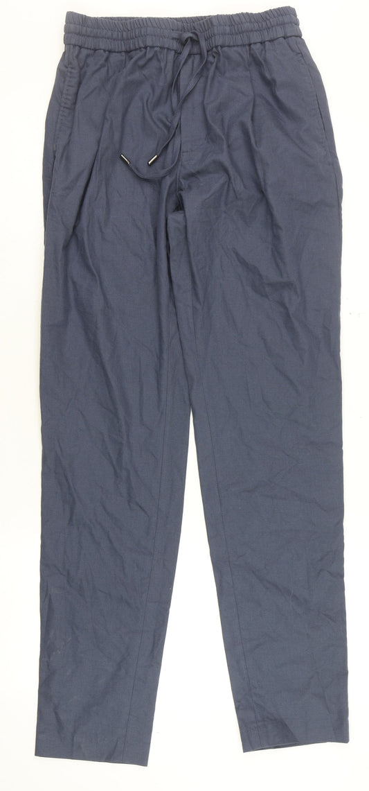 Mens UK Size M Tommy Hilfiger Regular Fit Chino Blue Trousers