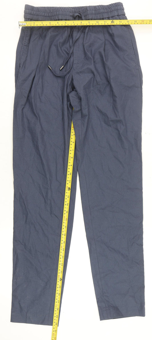 Mens UK Size M Tommy Hilfiger Regular Fit Chino Blue Trousers