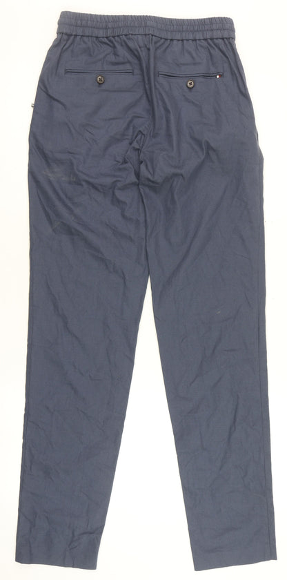 Mens UK Size M Tommy Hilfiger Regular Fit Chino Blue Trousers