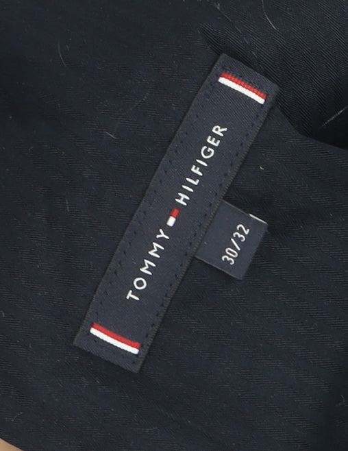Mens UK Size M Tommy Hilfiger Regular Fit Chino Blue Trousers