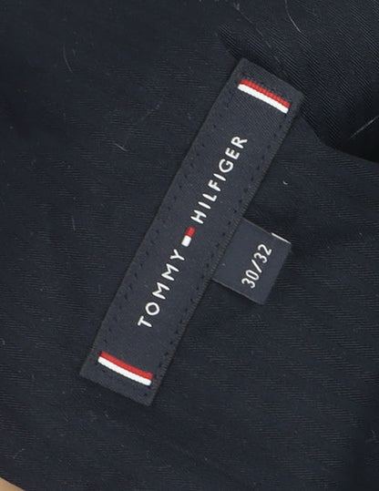 Mens UK Size M Tommy Hilfiger Regular Fit Chino Blue Trousers