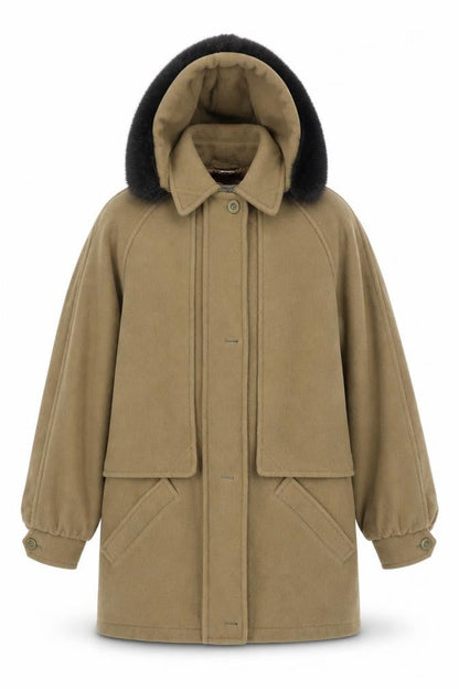 Mens UK Size M Dannimac Brown Overcoat