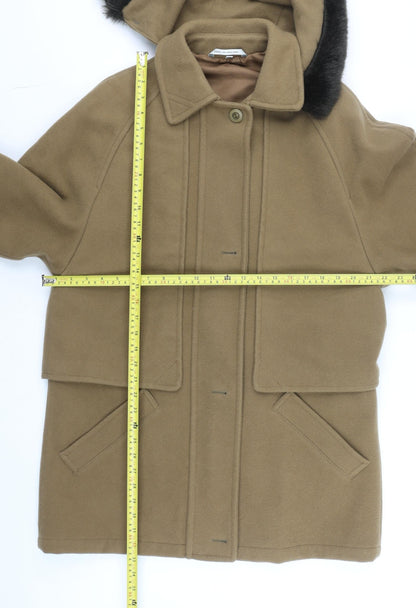 Mens UK Size M Dannimac Brown Overcoat