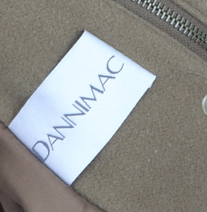 Mens UK Size M Dannimac Brown Overcoat