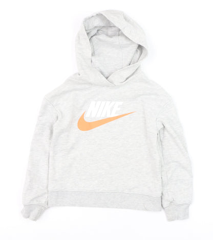 Boys UK Size 5-6 Years Nike Grey Pullover Hoodie