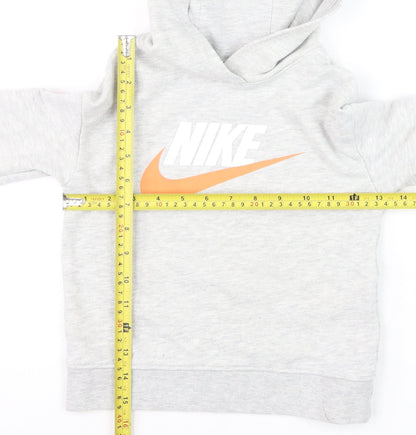 Boys UK Size 5-6 Years Nike Grey Pullover Hoodie