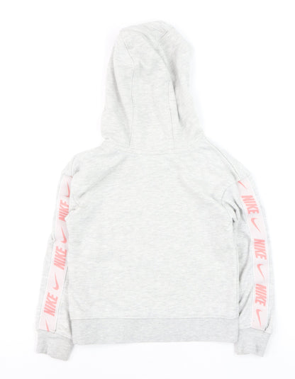 Boys UK Size 5-6 Years Nike Grey Pullover Hoodie