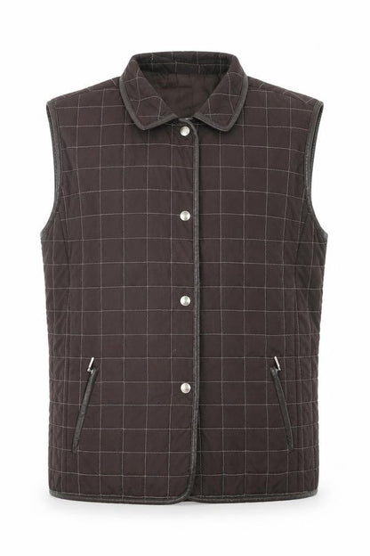 Mens UK Size 40 Basler Brown Quilted Coat