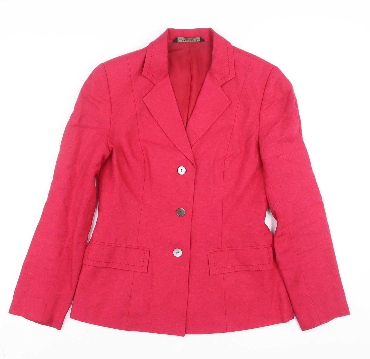 Womens UK Size 10 Laura Ashley Regular Pink Blazer