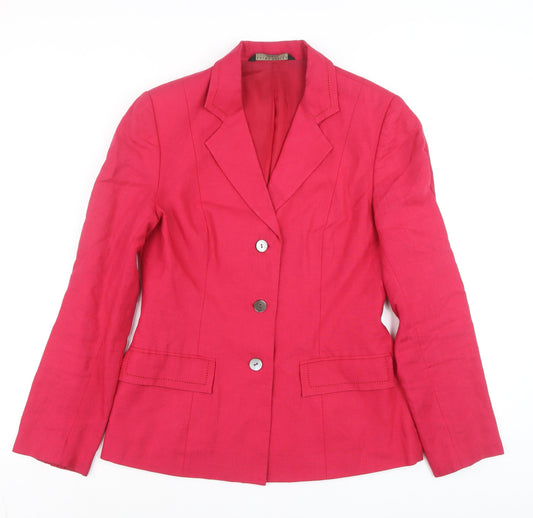 Womens UK Size 10 Laura Ashley Regular Pink Blazer