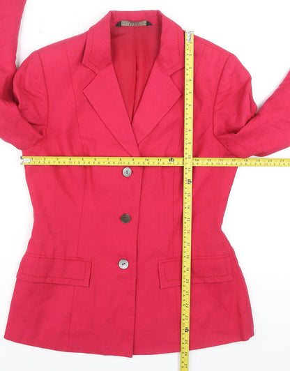 Womens UK Size 10 Laura Ashley Regular Pink Blazer