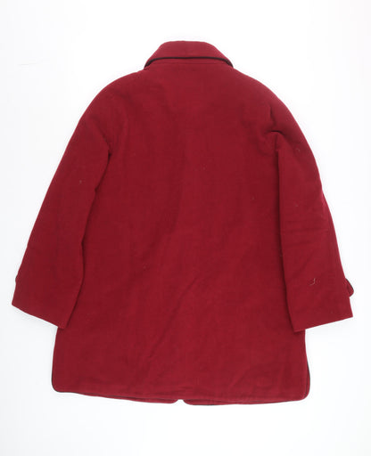 Womens UK Size 18 Momtex Red Overcoat
