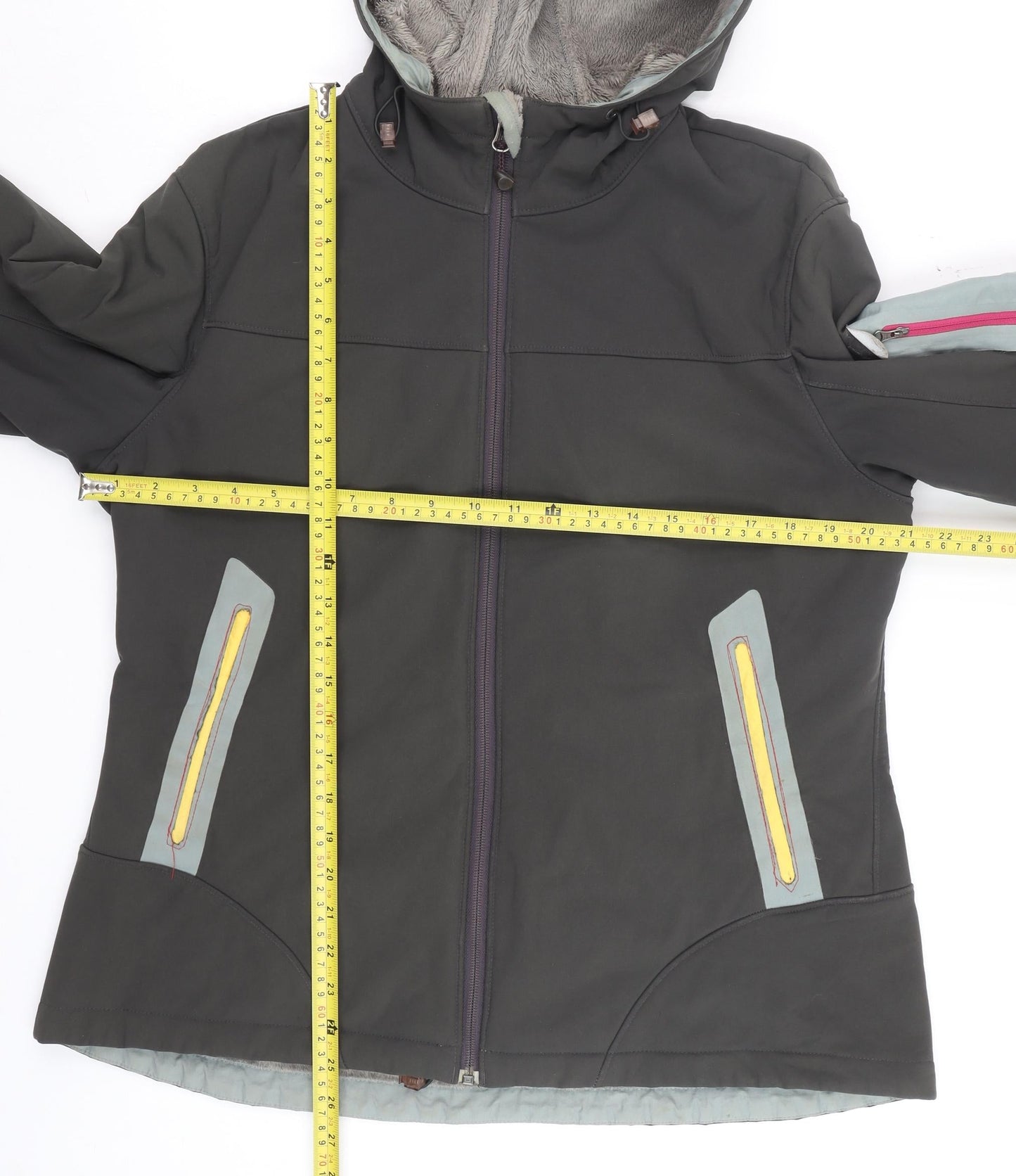 Mens UK Size L Eddie Bauer Black Softshell