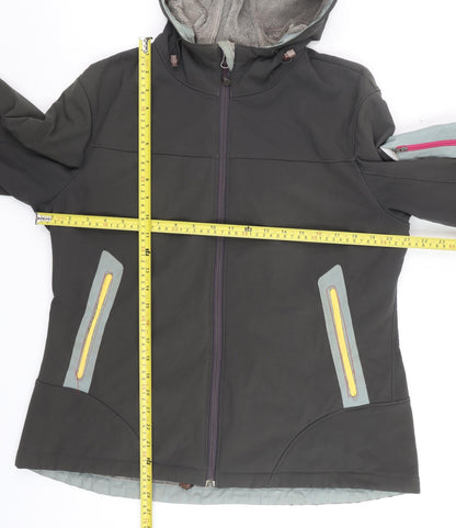 Mens UK Size L Eddie Bauer Black Softshell