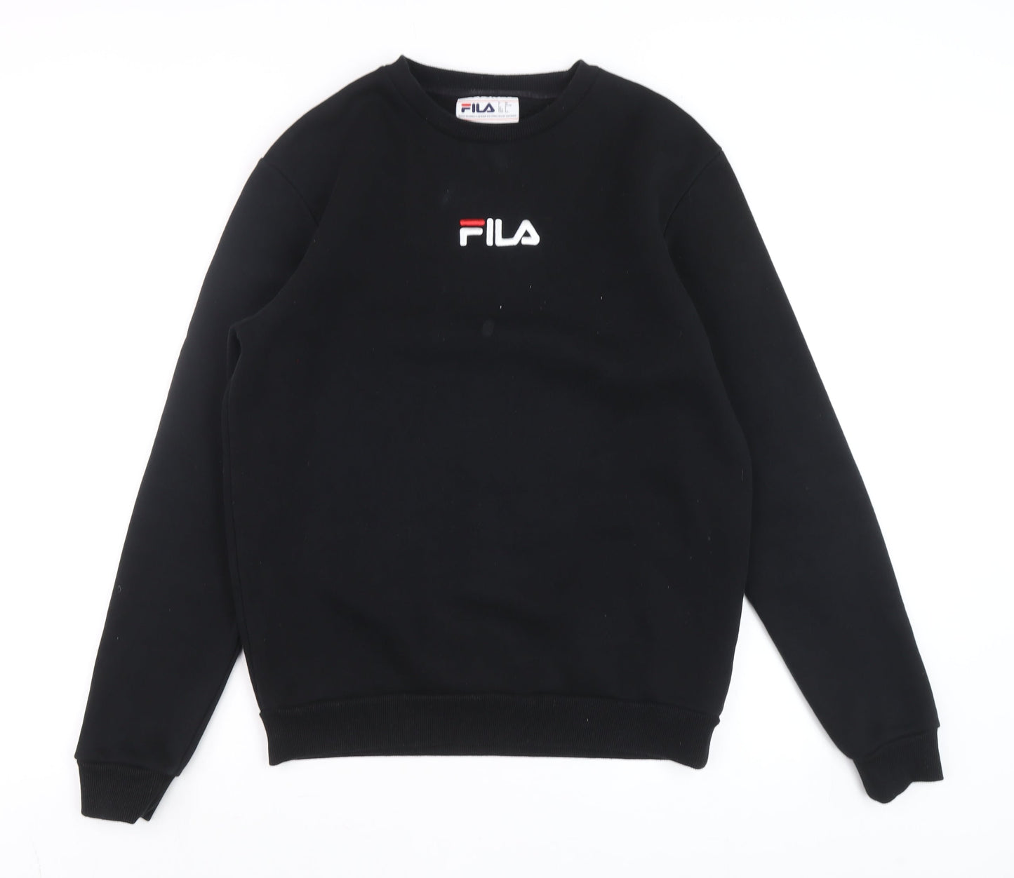 Mens UK Size S FILA Black Pullover Sweatshirt