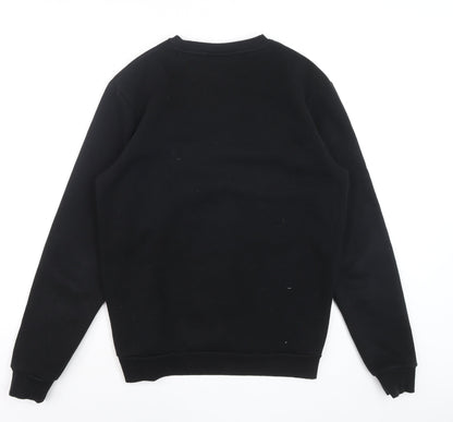Mens UK Size S FILA Black Pullover Sweatshirt